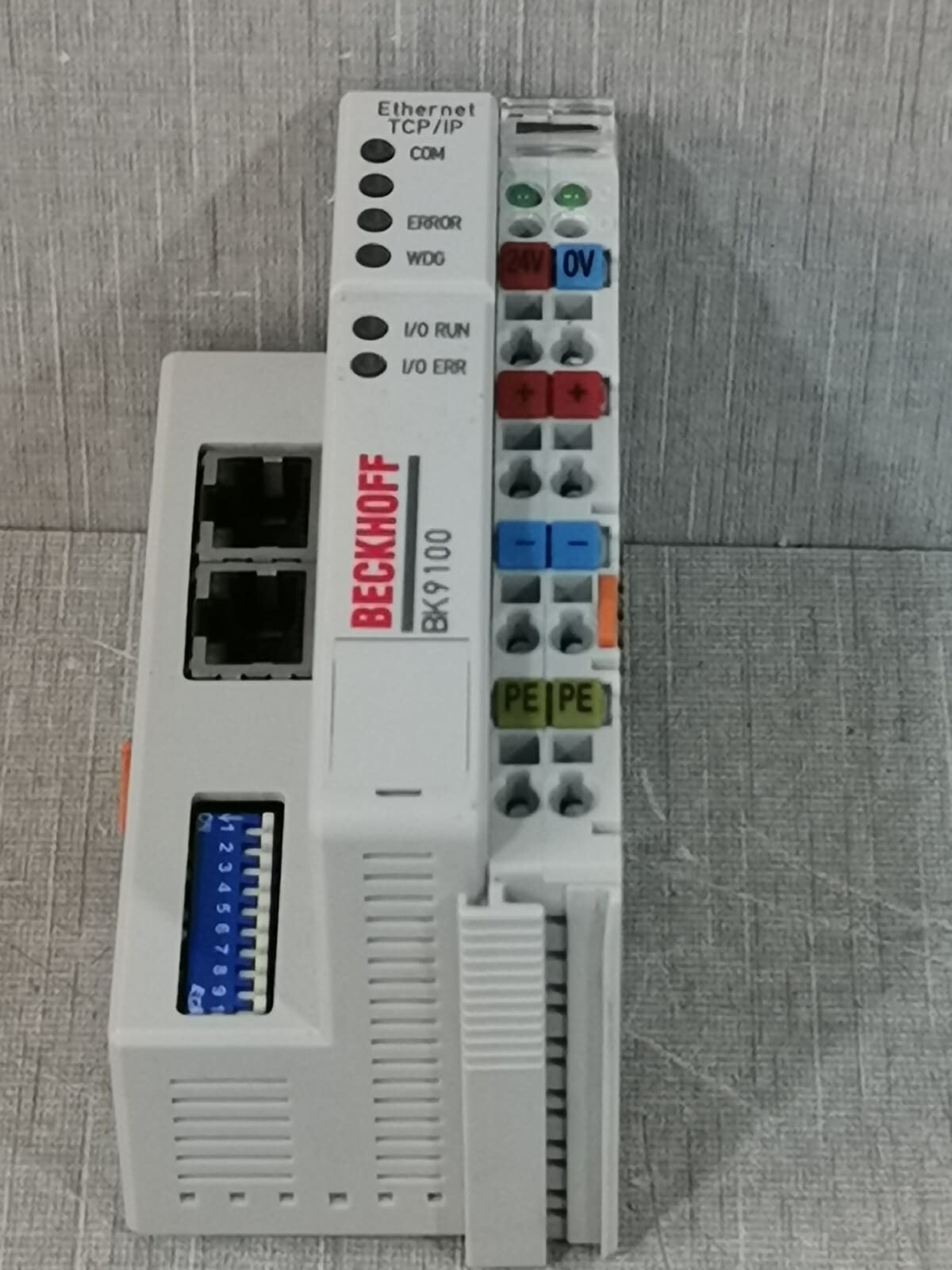 BECKOFF BK9100 BECKOFF CONTROL UNIT BK9100 ETHERNET COUPLER TCP/IP 24VDC 7
