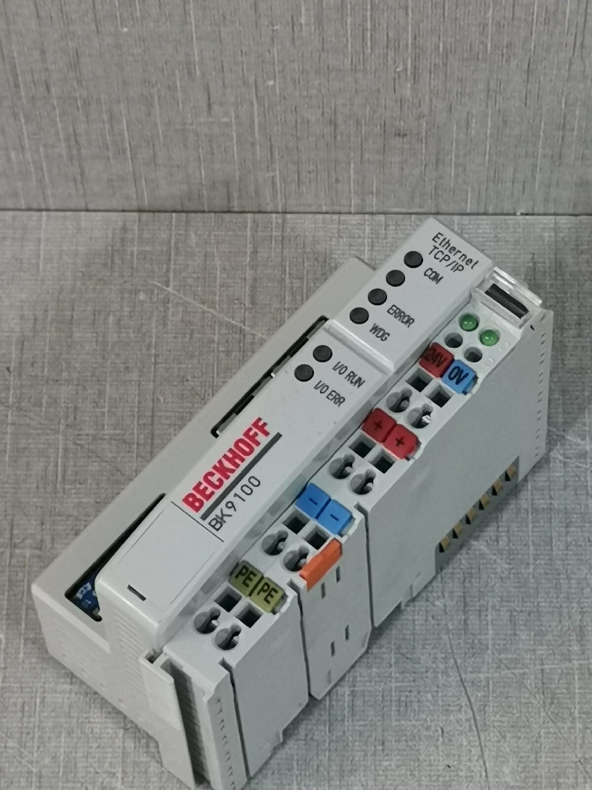 BECKOFF BK9100 BECKOFF CONTROL UNIT BK9100 ETHERNET COUPLER TCP/IP 24VDC 10