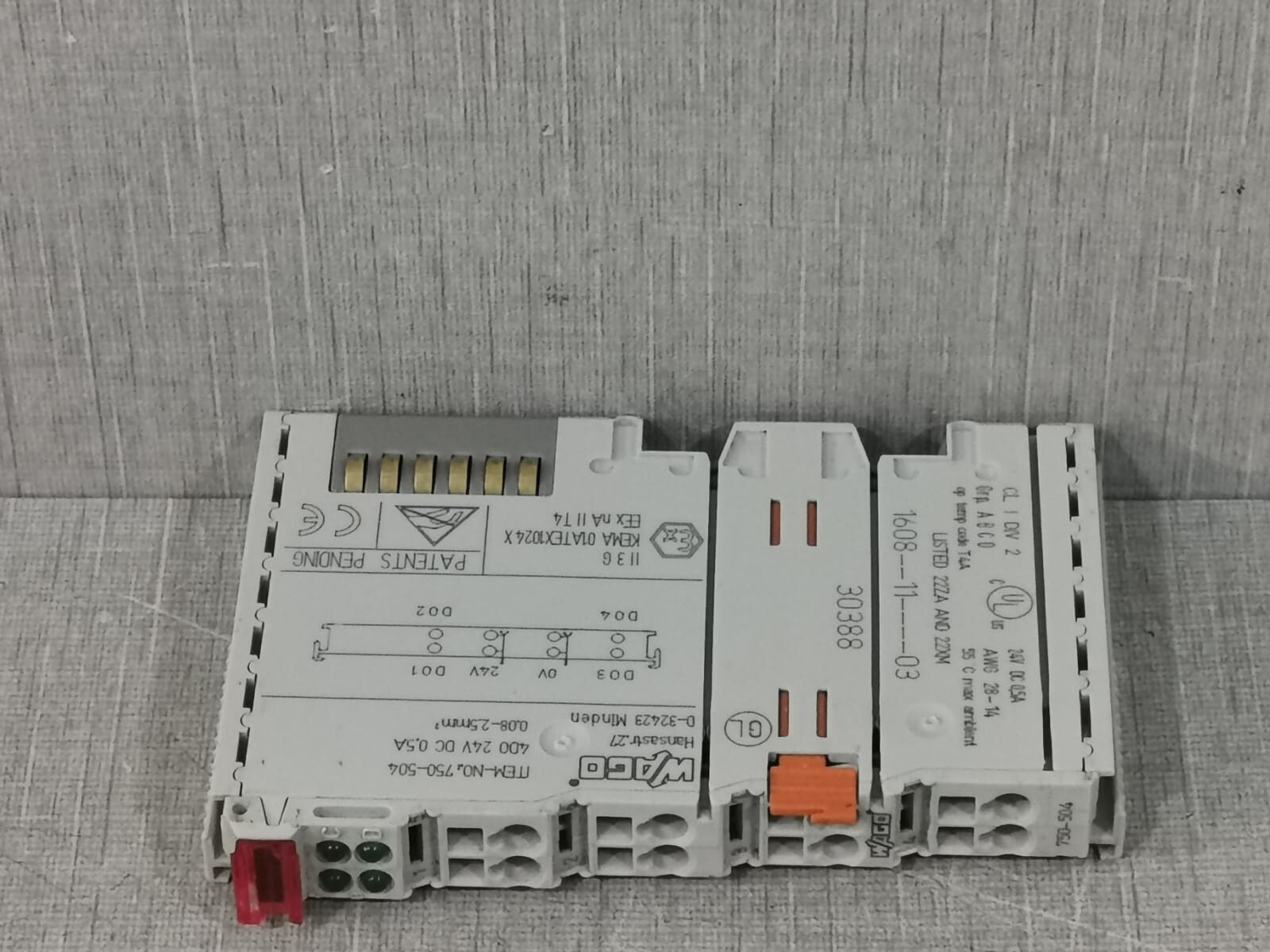WAGO 750-504 Wago 750-504 Digital Output Module 4
