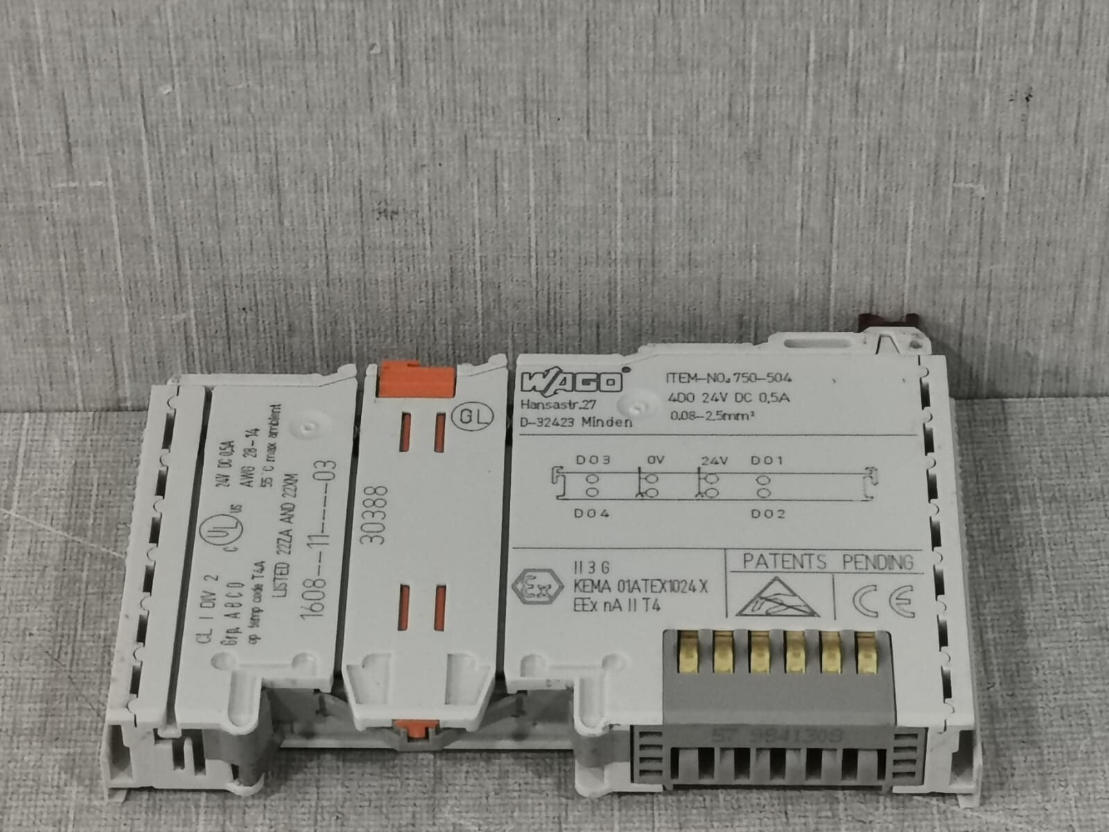 WAGO 750-504 Wago 750-504 Digital Output Module 5