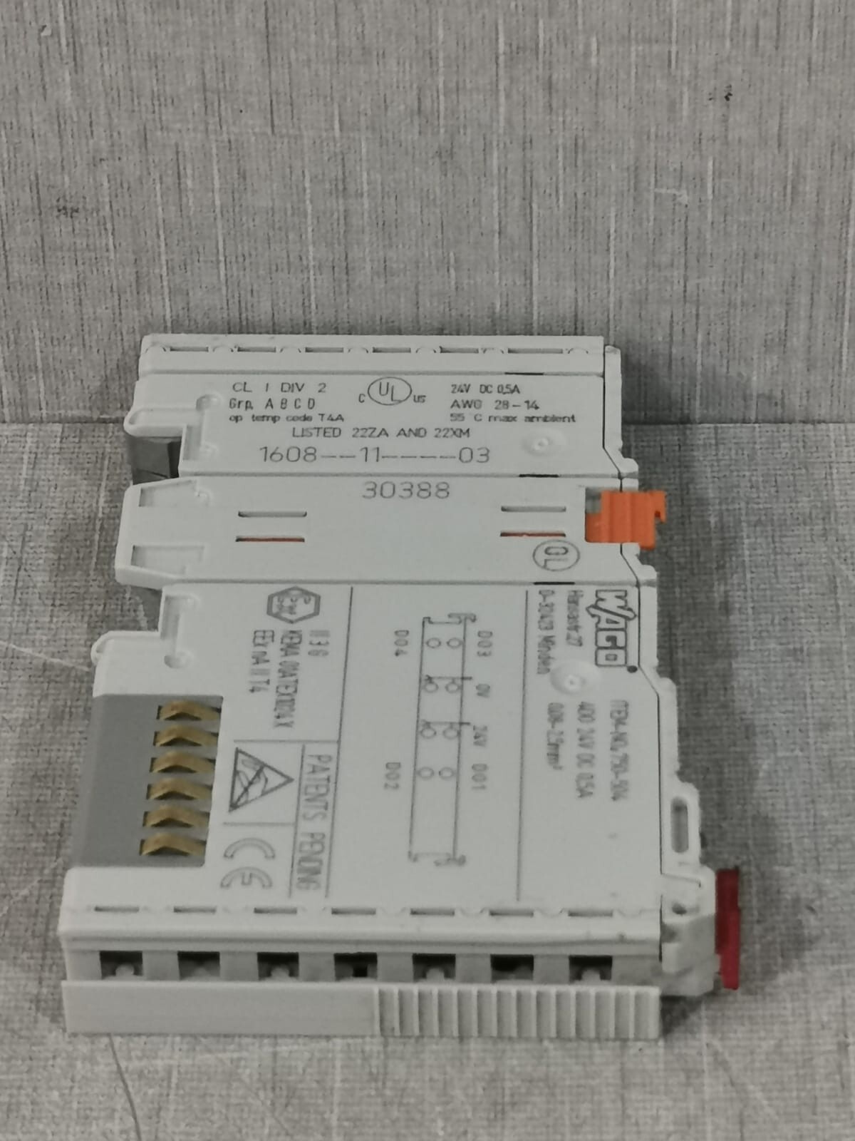 WAGO 750-504 Wago 750-504 Digital Output Module 8