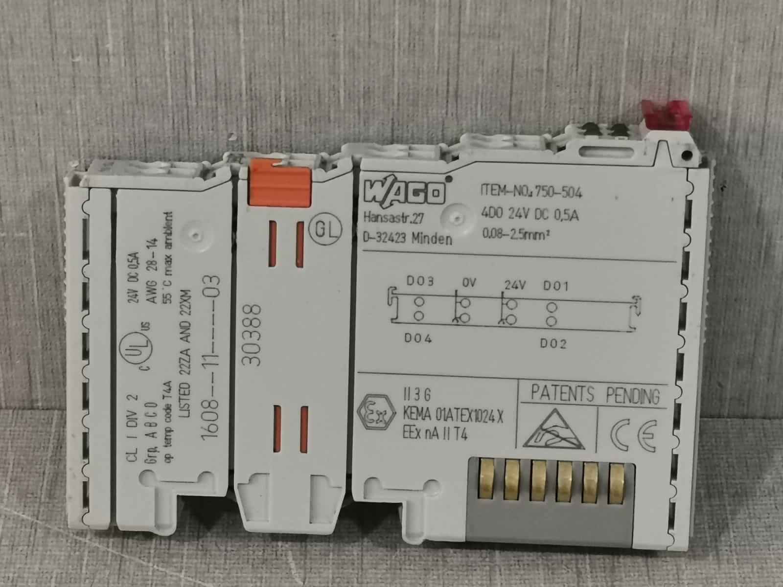 Wago 750-504 Digital Output Module