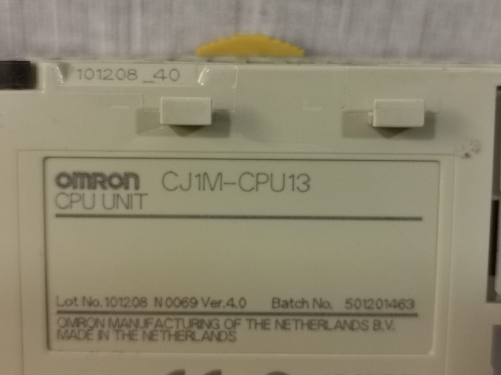 Omron CJ1M-CPU13 OMRON - CJ1M-CPU13 PROGRAMMABLE CONTROLLER 3