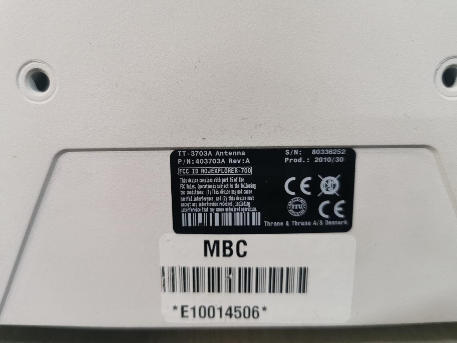 THRANE & THRANE 3703A Antenna & 3732A Tranceiver THRANE & THRANE INMARSAT EXPLORER700 - 3703A Antenna & 3732A Tranceiver 6