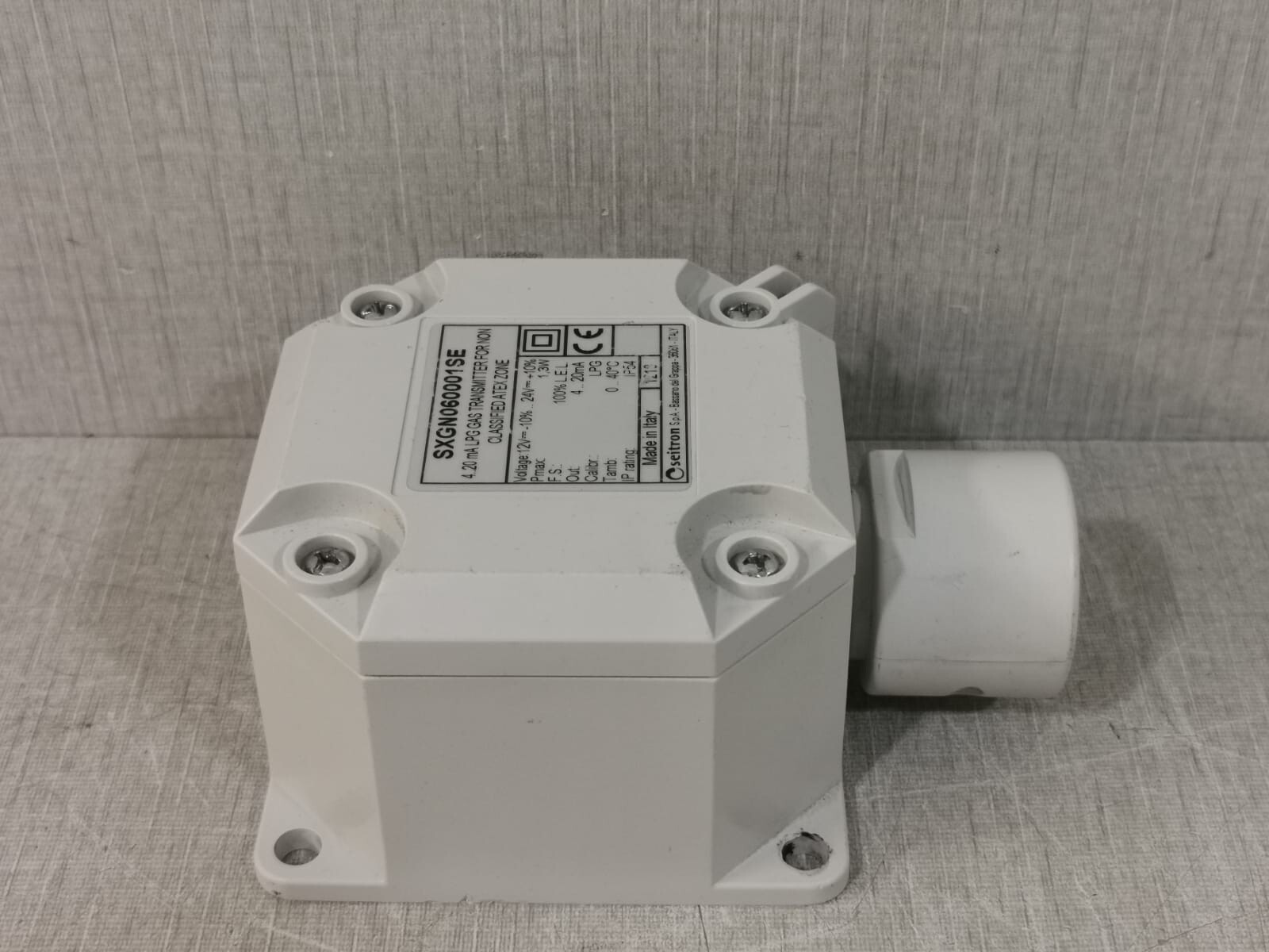 SEITRON SXGN060001SE SEITRON SXGN060001SE 4..20mA LPG GAS TRANSMITTER FOR NON CLASSIFIED ATEX ZONE 4