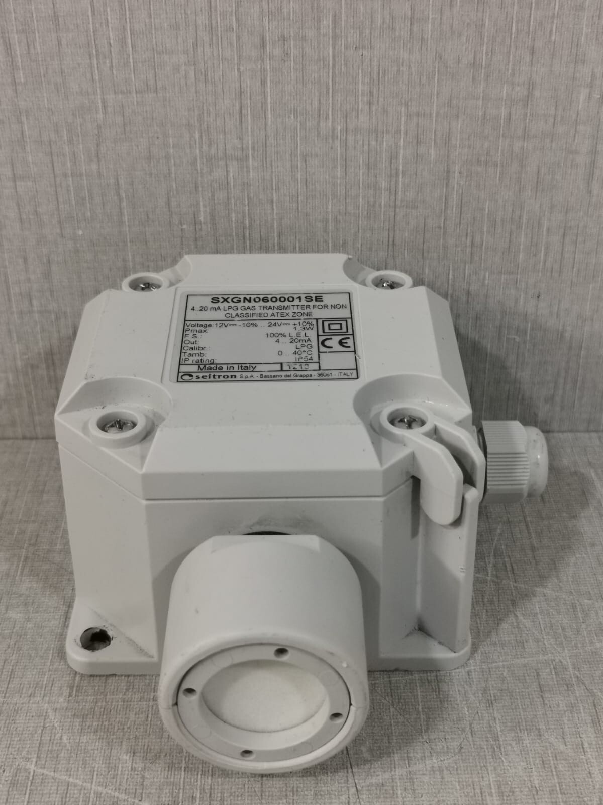 SEITRON SXGN060001SE SEITRON SXGN060001SE 4..20mA LPG GAS TRANSMITTER FOR NON CLASSIFIED ATEX ZONE 5