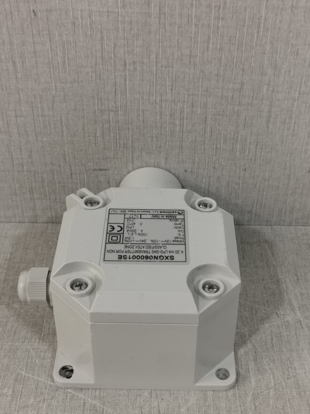 SEITRON SXGN060001SE SEITRON SXGN060001SE 4..20mA LPG GAS TRANSMITTER FOR NON CLASSIFIED ATEX ZONE 6
