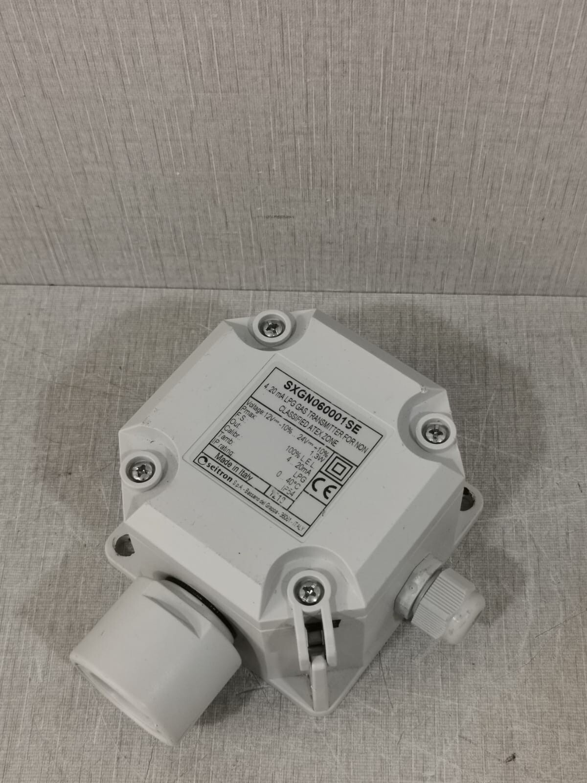 SEITRON SXGN060001SE SEITRON SXGN060001SE 4..20mA LPG GAS TRANSMITTER FOR NON CLASSIFIED ATEX ZONE 8