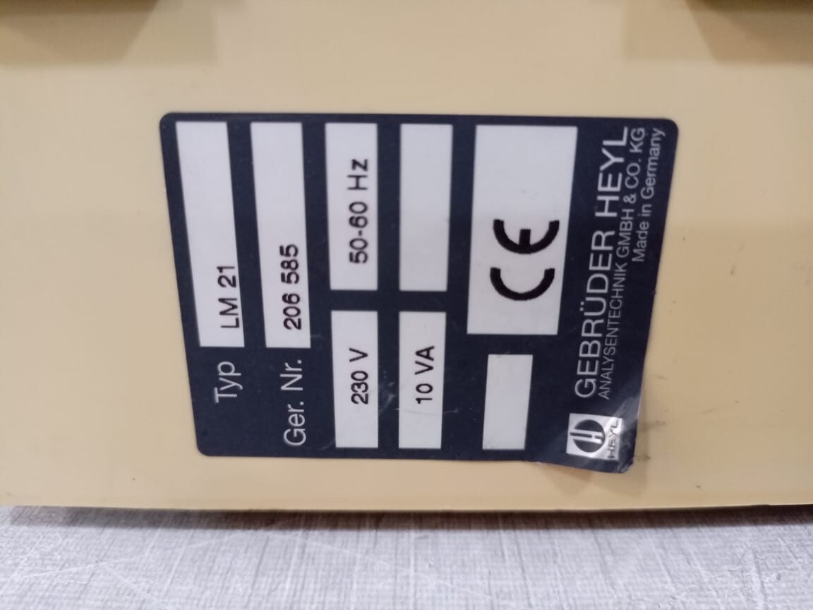 Gebrüder Heyl LM21 Gebrüder Heyl LM21 testomat 230 V 50-60 Hz-Without Cover 5