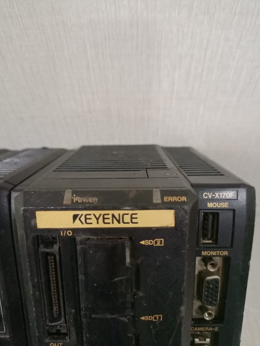 KEYENCE CV-X170F / CA-DC21E Keyence Controller CV-X170F WITH LIGHTING CONTROLLER CA-DC21E 3