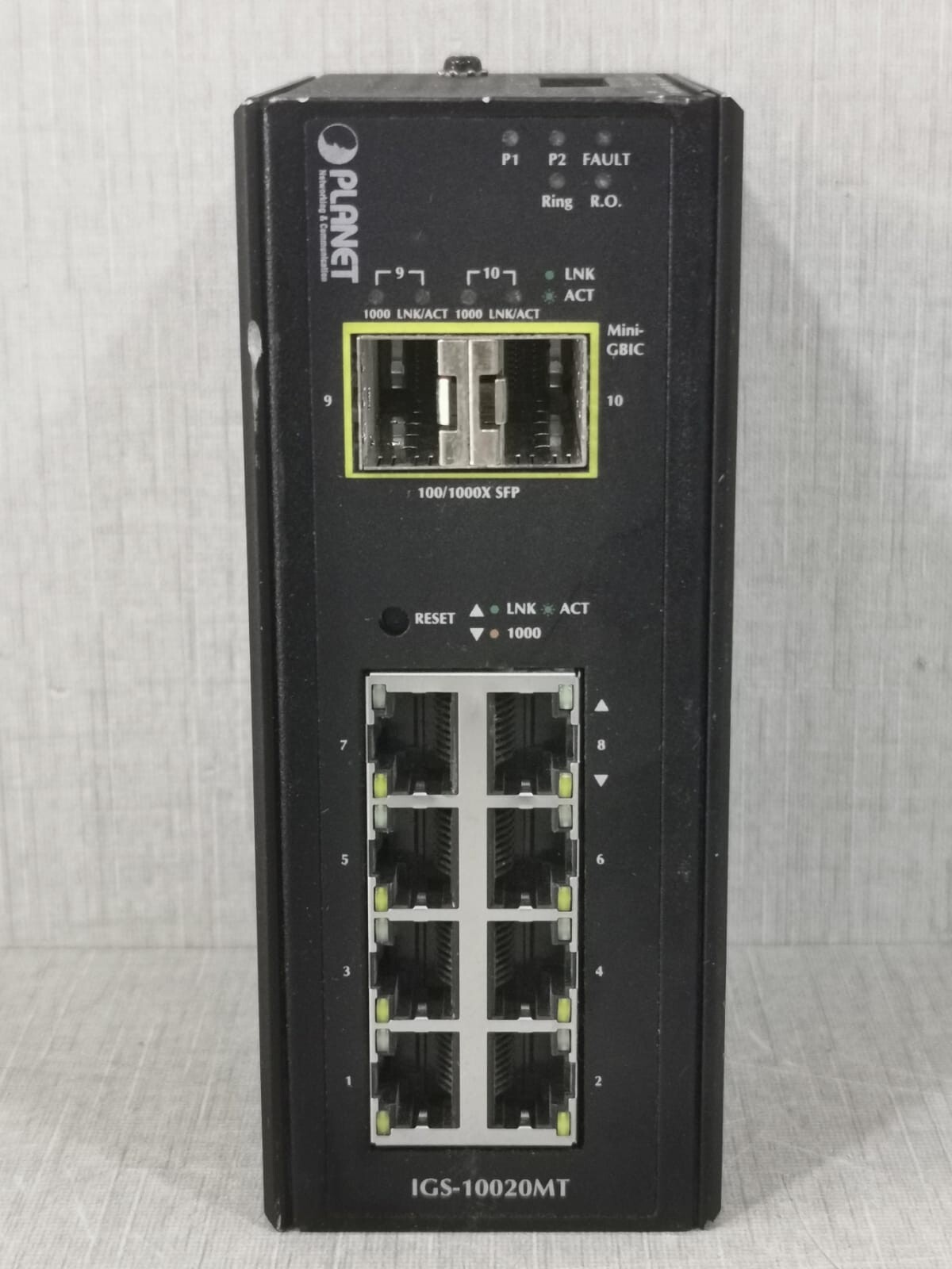 PLANET IGS-10020MT(V2) 8 PORT FAST ETHERNET SWITCH