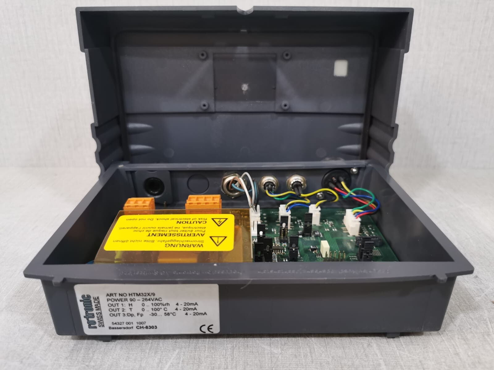 Rotronic HygroFlex HTM32X/9 Rotronic HygroFlex HTM32X/9 Digital Universal Transmitter 8