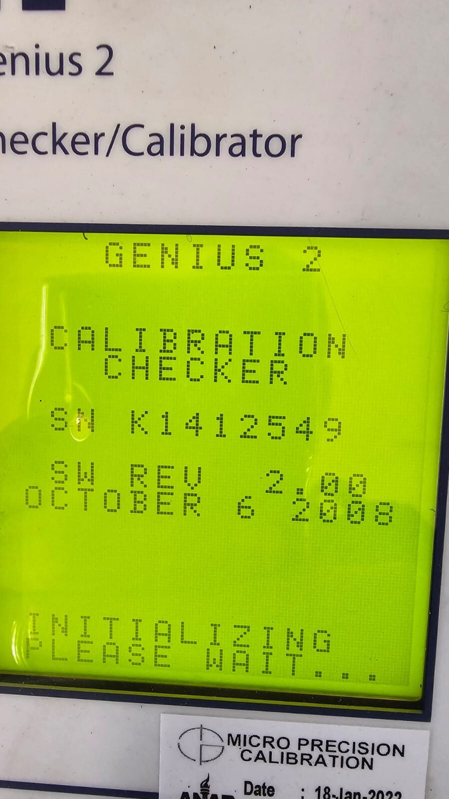 Covidien Genius 2 Covidien Genius 2 Checker/Calibrator REF 303097 with Accessories 4