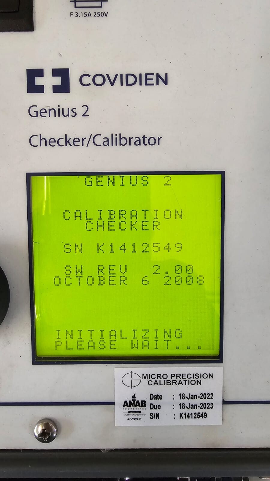 Covidien Genius 2 Covidien Genius 2 Checker/Calibrator REF 303097 with Accessories 6