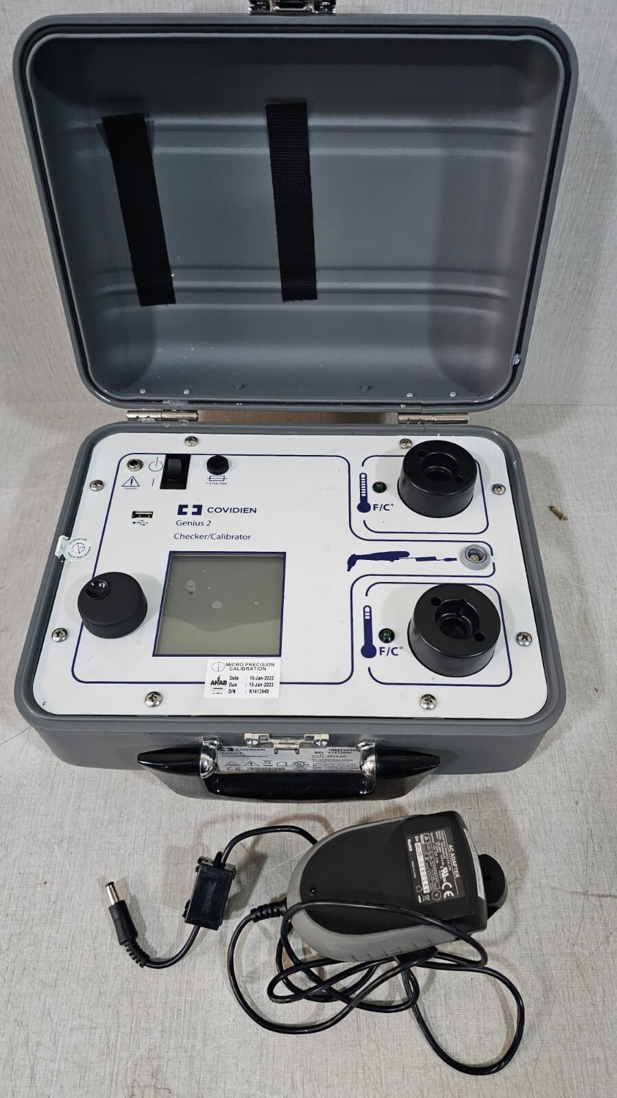 Covidien Genius 2 Checker/Calibrator REF 303097 with Accessories