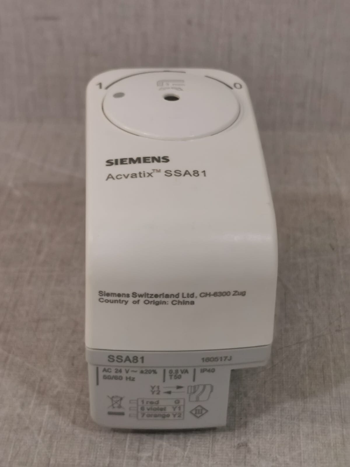Siemens SSA81 SIEMENS Acvatix SSA81 Electrical Actuator 6