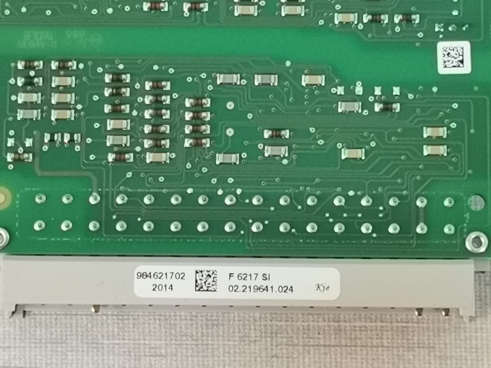 HIMA REV-02 HIMA F 6217 ANALOG INPUT MODULE 984621702 REV 02 8