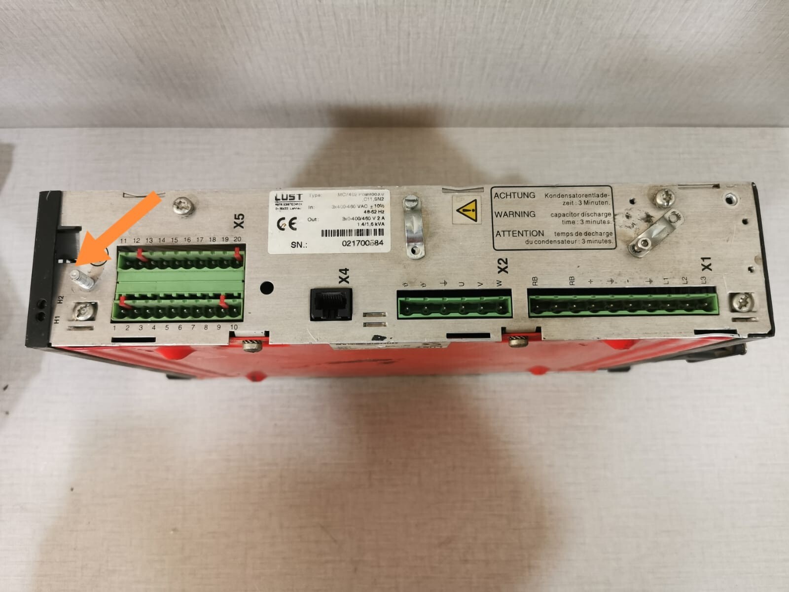 LUST MC7402 LUST MC7402 POSMOD3.0 Servo Drive 9
