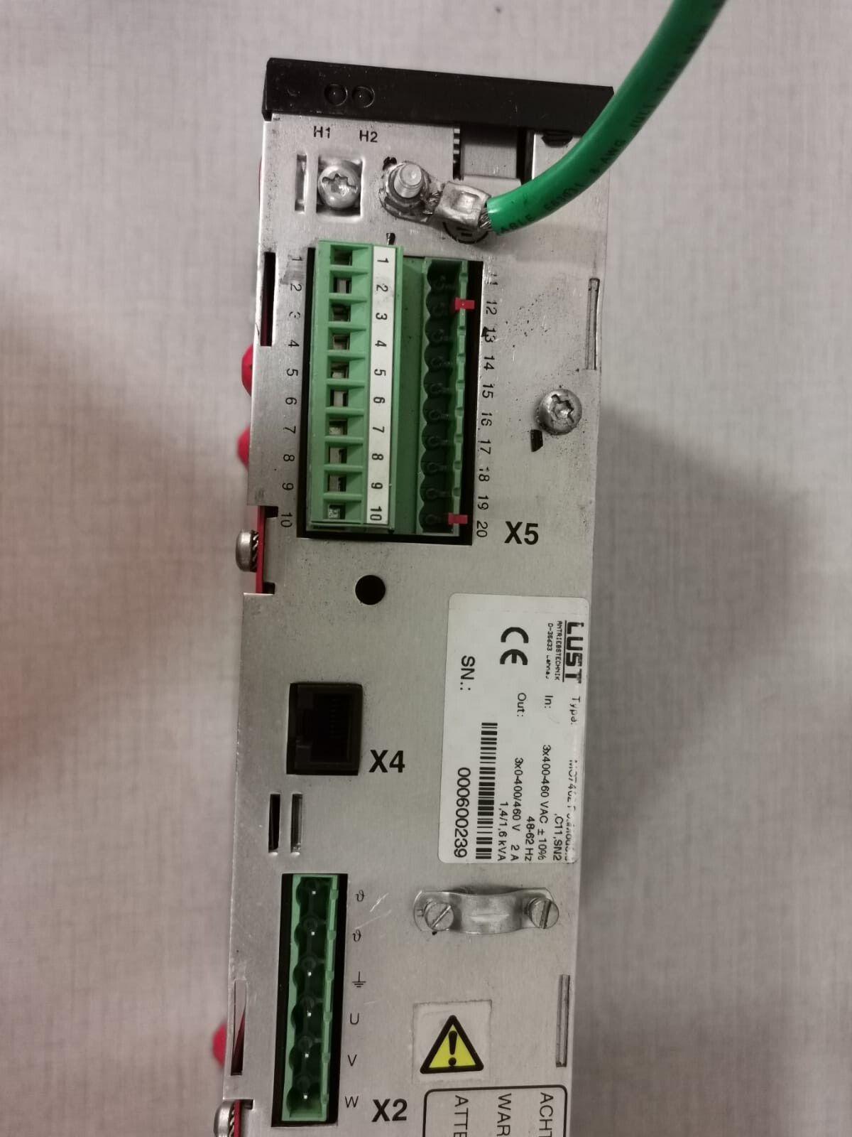 LUST MC7402 LUST MC7402 POSMOD3.0 Servo Drive & DENTS 4