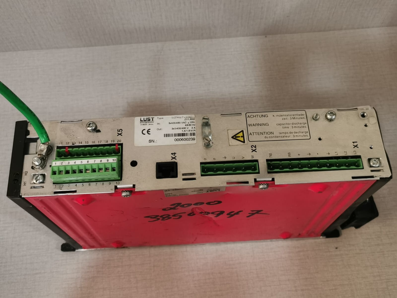 LUST MC7402 LUST MC7402 POSMOD3.0 Servo Drive & DENTS 5
