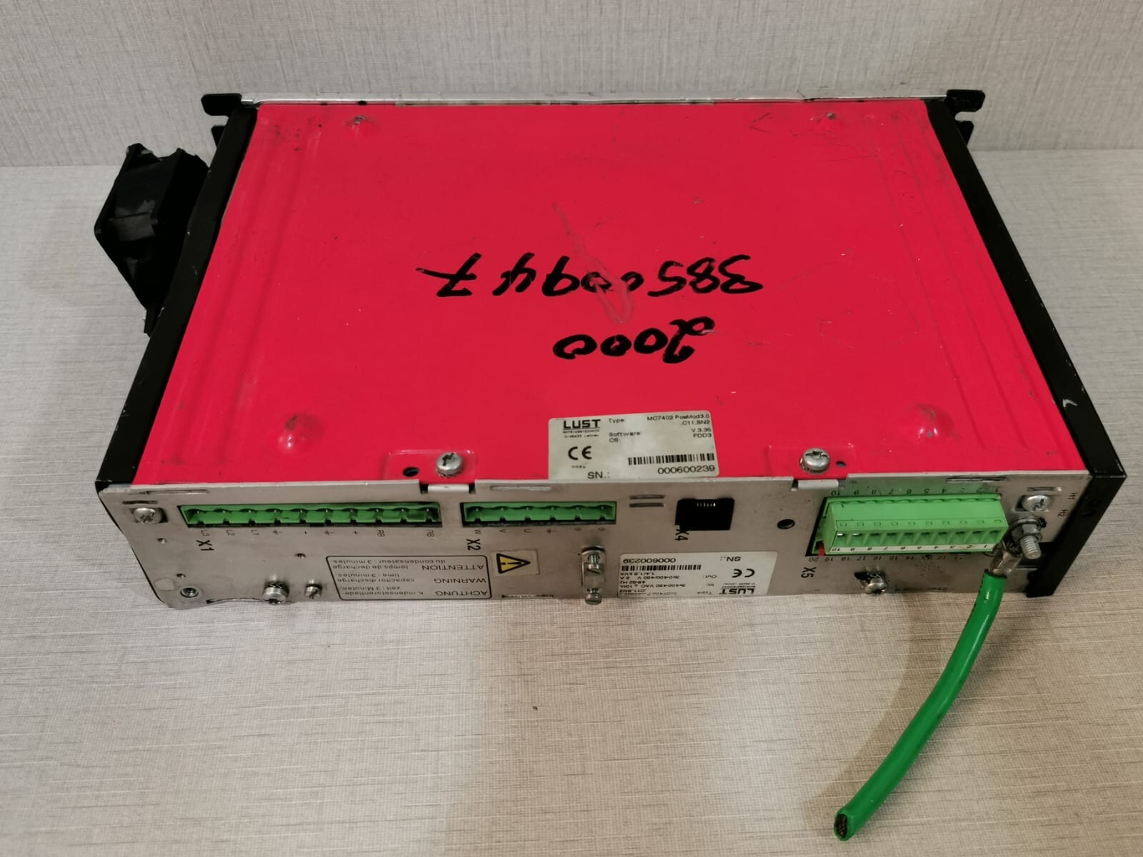 LUST MC7402 LUST MC7402 POSMOD3.0 Servo Drive & DENTS 8