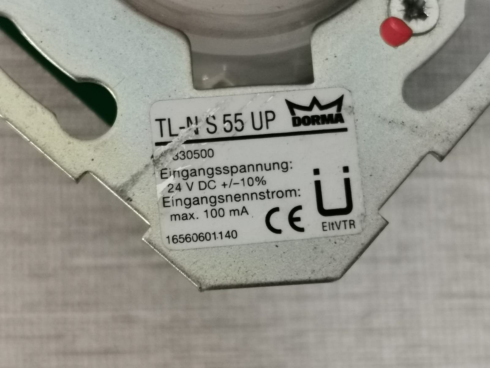 DORMAKABA TL-N S 55 UP DORMAKABA TL-N S 55 UP Nottaster System 55 Emergency Push Button W/O TOP COVER 2