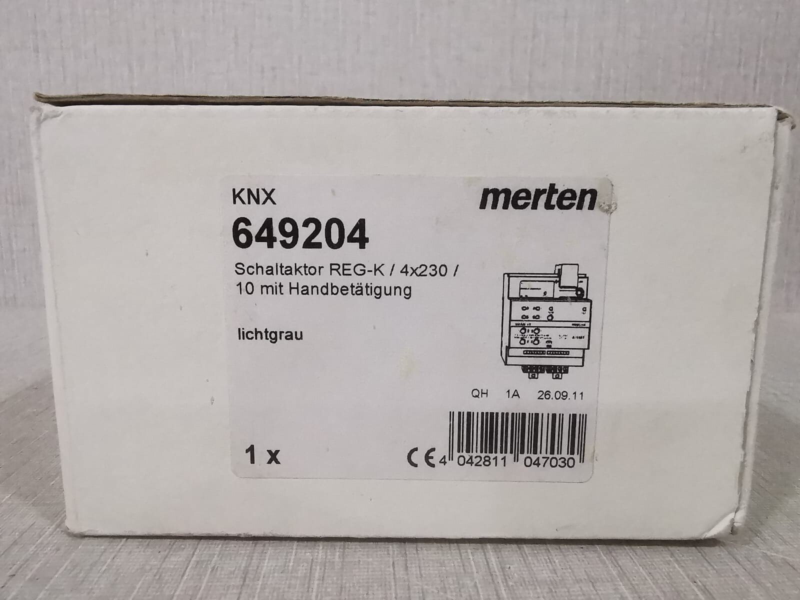 MERTEN 649204 MERTEN INSTABUS EIB KNX 649204 SCHALTAKTOR REG K / 4X230/10 MIT HB SWITCHING ACT 3