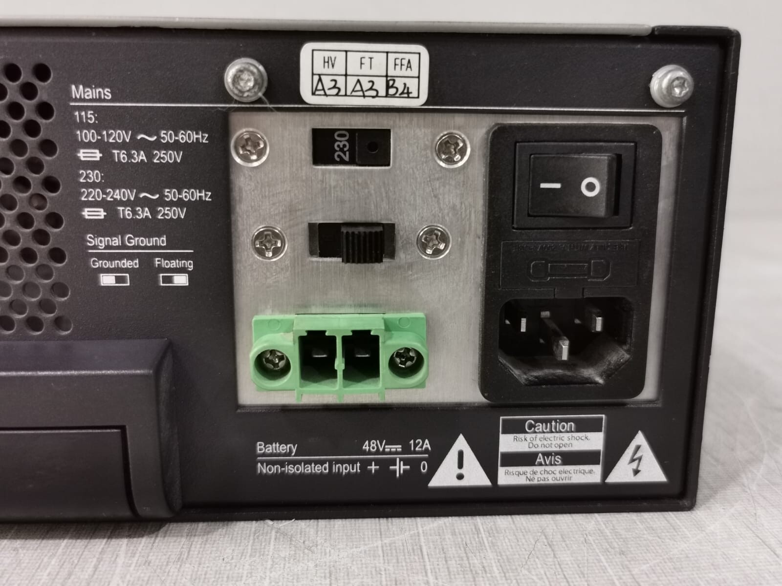 BOSCH PRS-1P500 BOSCH PRS-1P500 / F01U065237 POWER AMPLIFIER HW 06/10 100-120/220-240V 8