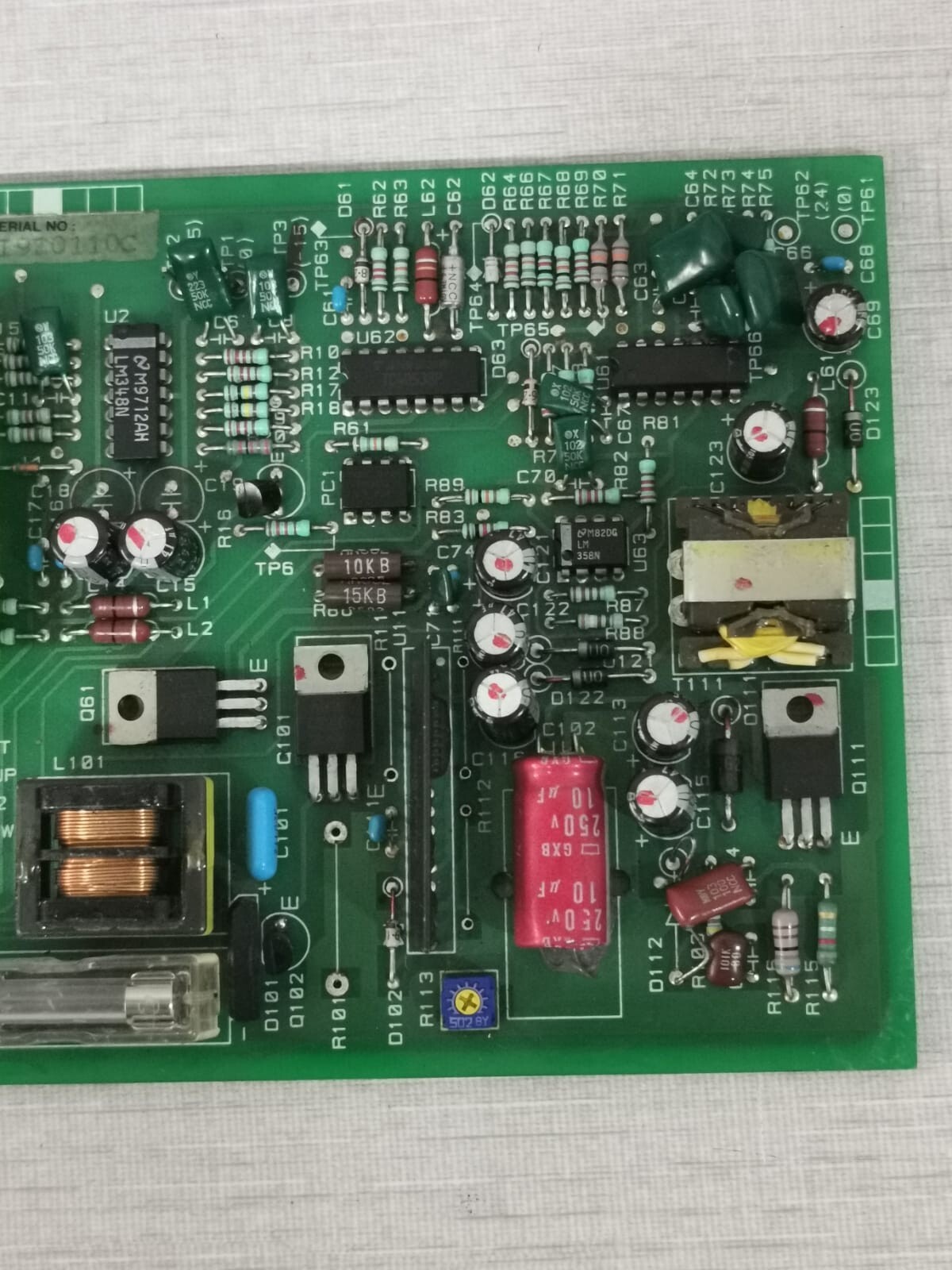 Yokogawa CTZ-TK*A / AS-EB730BA- 00 YOKOGAWA CTZ-TK*A / AS-EB730BA- 00 INPUT ℃ TYPE K PCB Circuit Board 7