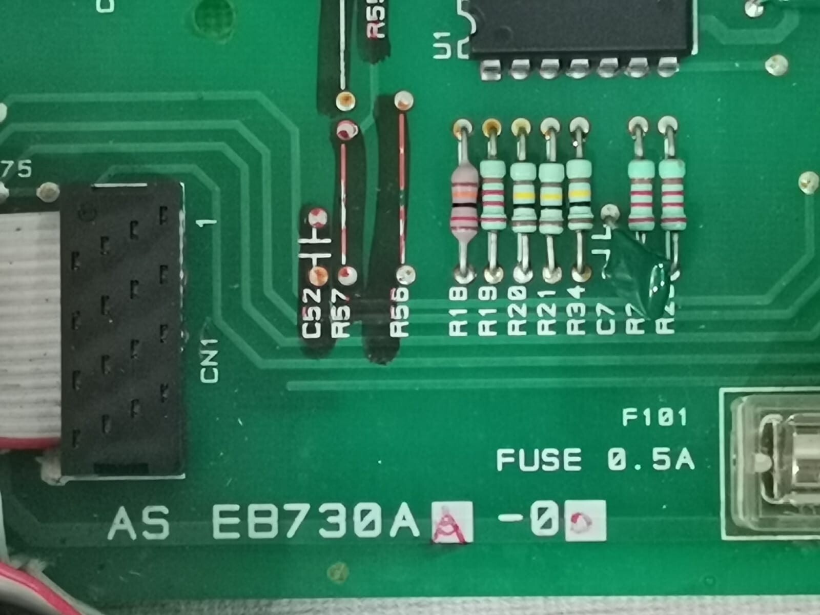 Yokogawa CAZ*A / AS-EB730AA-00 YOKOGAWA CAZ*A / AS-EB730AA-00 PCB Circuit Board 4