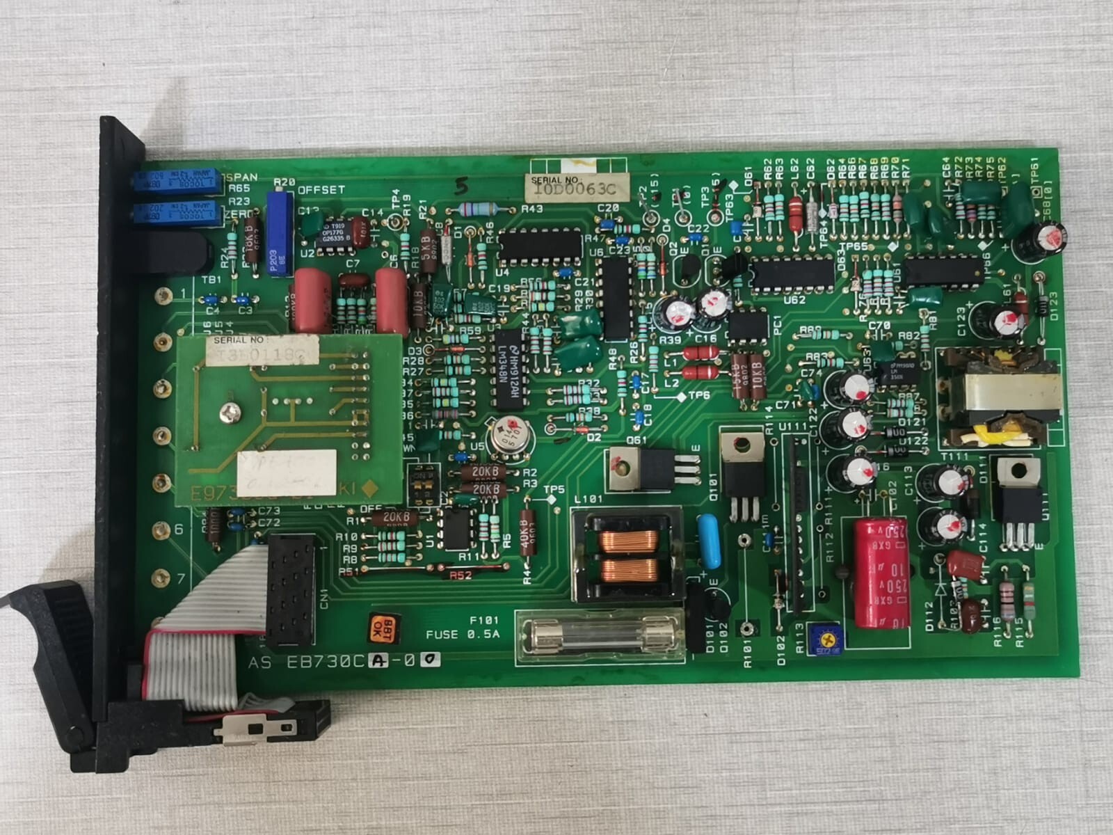 Yokogawa CRZ-PD*A Input℃ Pt100 / AS-EB730CA-00 YOKOGAWA CRZ-PD*A Input℃ Pt100 / AS-EB730CA-00 PCB Printed Circuit Board 7