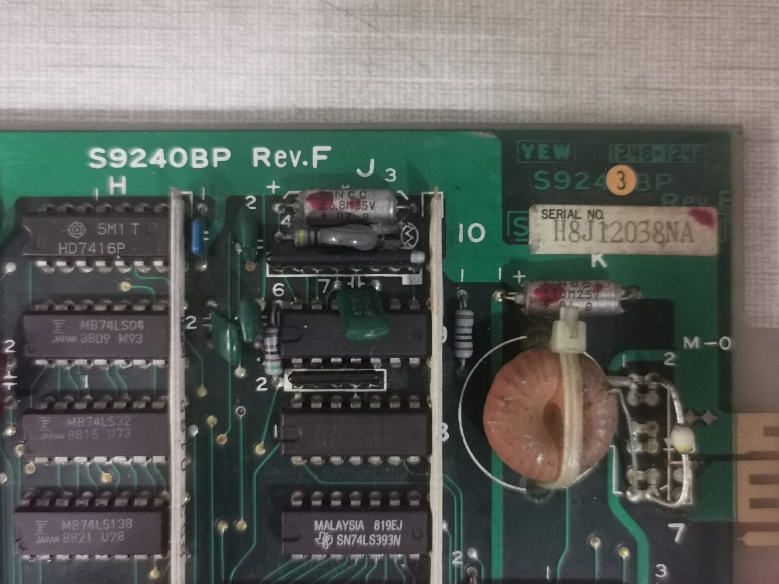Yokogawa S9461BB REV.D/S9460BB REV.D | S9240BD REV.F YOKOGAWA GB1*C -S9461BB REV.D/S9460BB REV.D | S9240BD REV.F PCB CARD 6