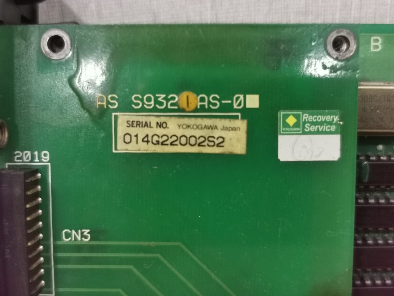 Yokogawa S401AQ-0 /S9321AS-0 YOKOGAWA RS2*C S401AQ-0 /S9321AS-0 INTERFACE MODULE CARD 3