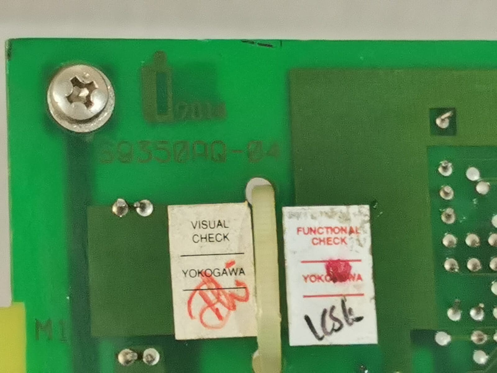 Yokogawa NC4*B / AS-S9350AQ-04 Yokogawa NC4*B / AS-S9350AQ-04 Output Module PCB Circuit Board 10