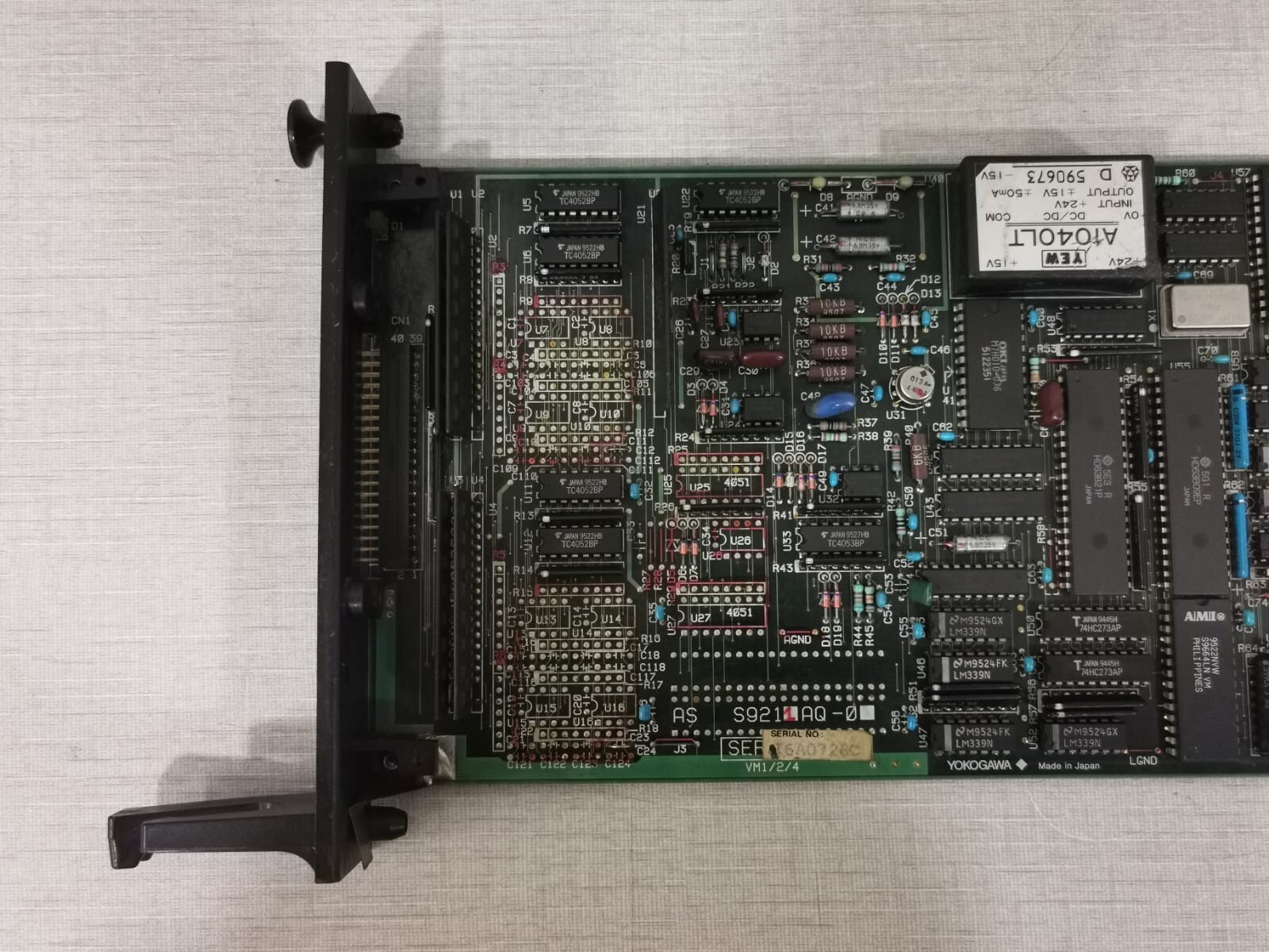 Yokogawa VM1*D/AS-S9211AQ-0 Yokogawa VM1*D PLC Module Multipoint Analog I/O Card VM1*D Board AS-S9211AQ-0 5
