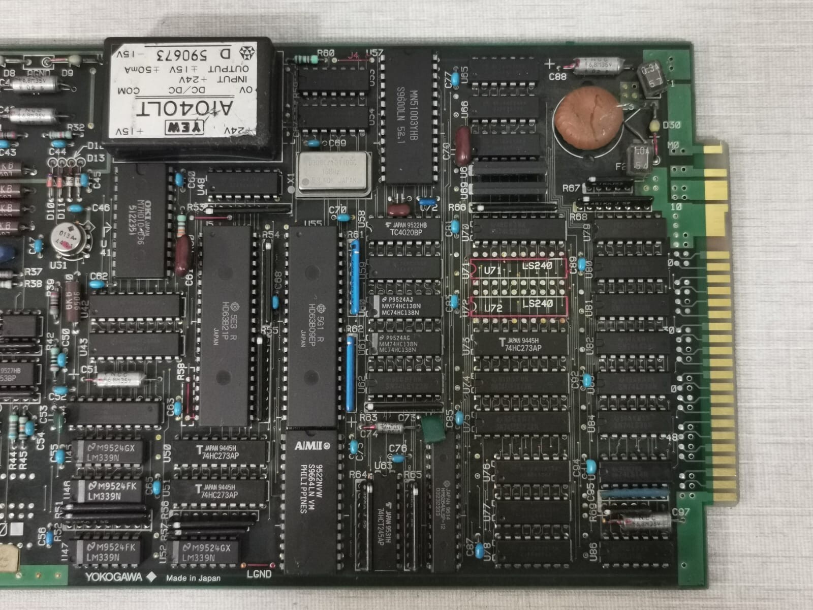 Yokogawa VM1*D/AS-S9211AQ-0 Yokogawa VM1*D PLC Module Multipoint Analog I/O Card VM1*D Board AS-S9211AQ-0 6