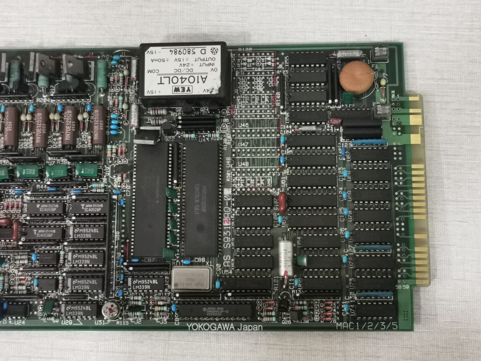 Yokogawa MAC2*B YOKOGAWA MAC2 *B Multipoint Analog Control PCB Circuit Board 7