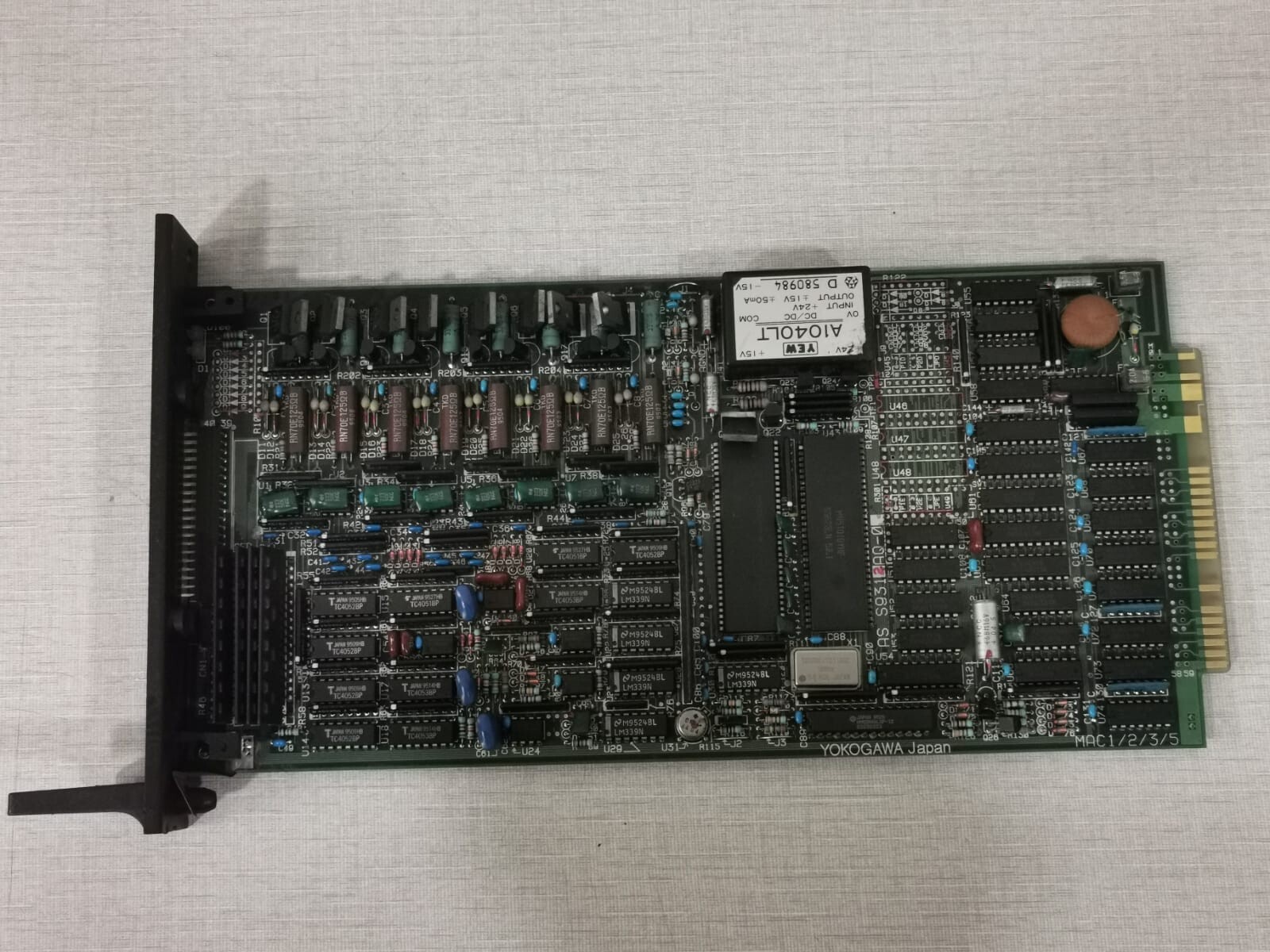 Yokogawa MAC2*B YOKOGAWA MAC2 *B Multipoint Analog Control PCB Circuit Board 8