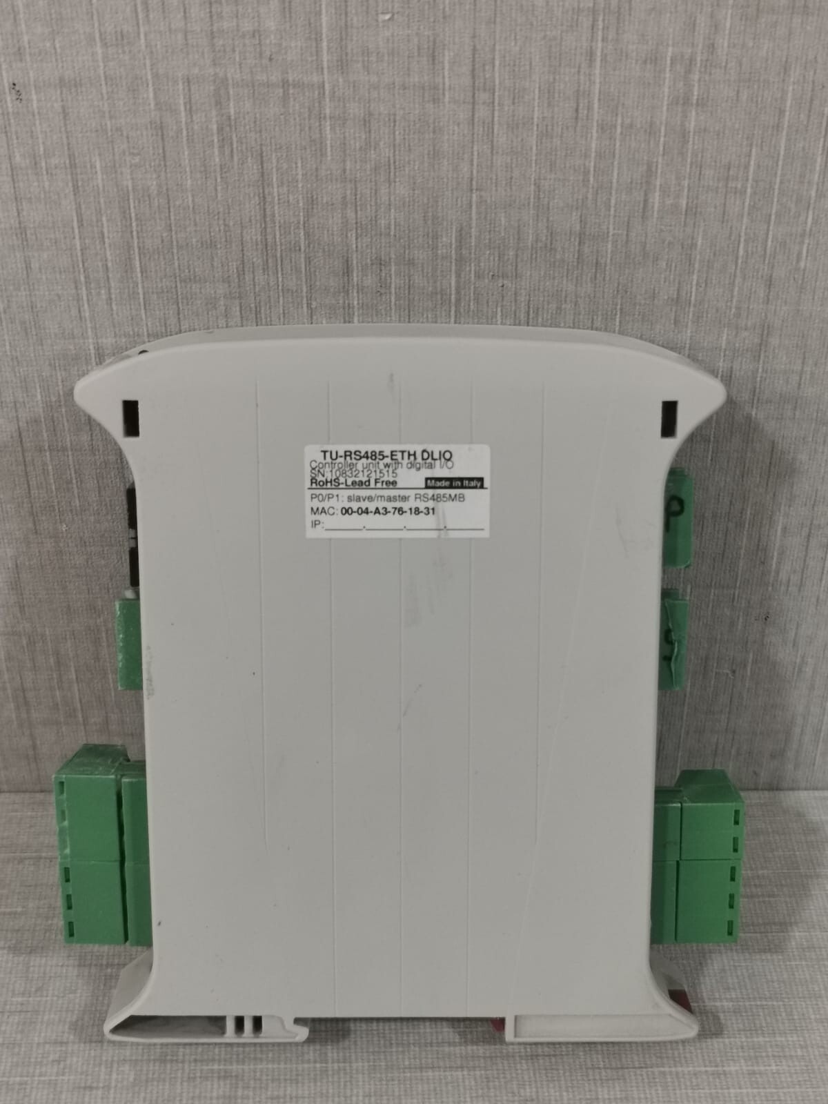 CD AUTOMATION TU-RS485-ETH CD AUTOMATION TU-RS485-ETH DLIO PROGRAMMABLE CONTROLLER 7