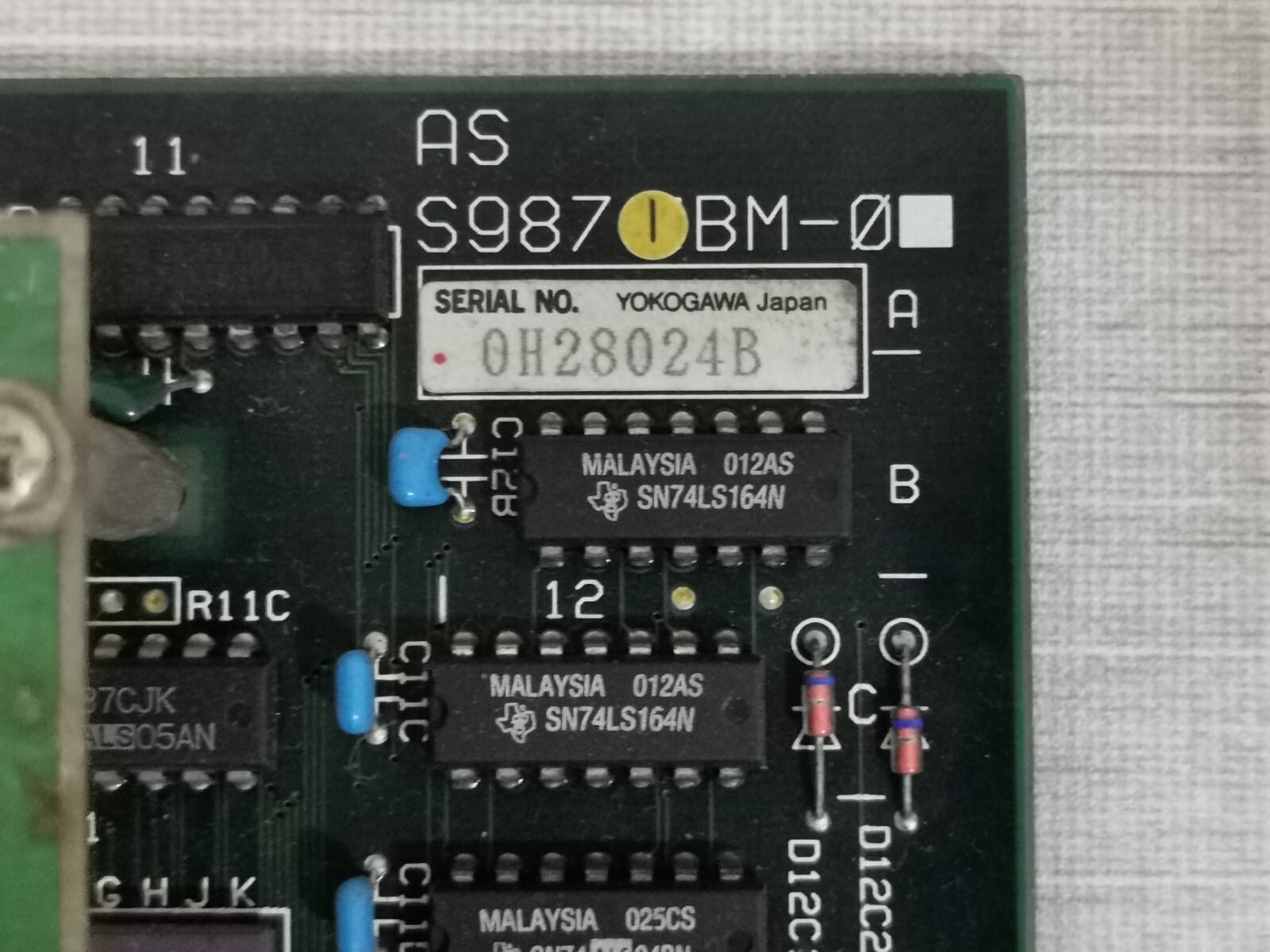 Yokogawa SV81*A / AS-S9871BM-0 / S9870BM-02 Yokogawa SV81*A Board, PCB AS-S9871BM-0 / S9870BM-02 4