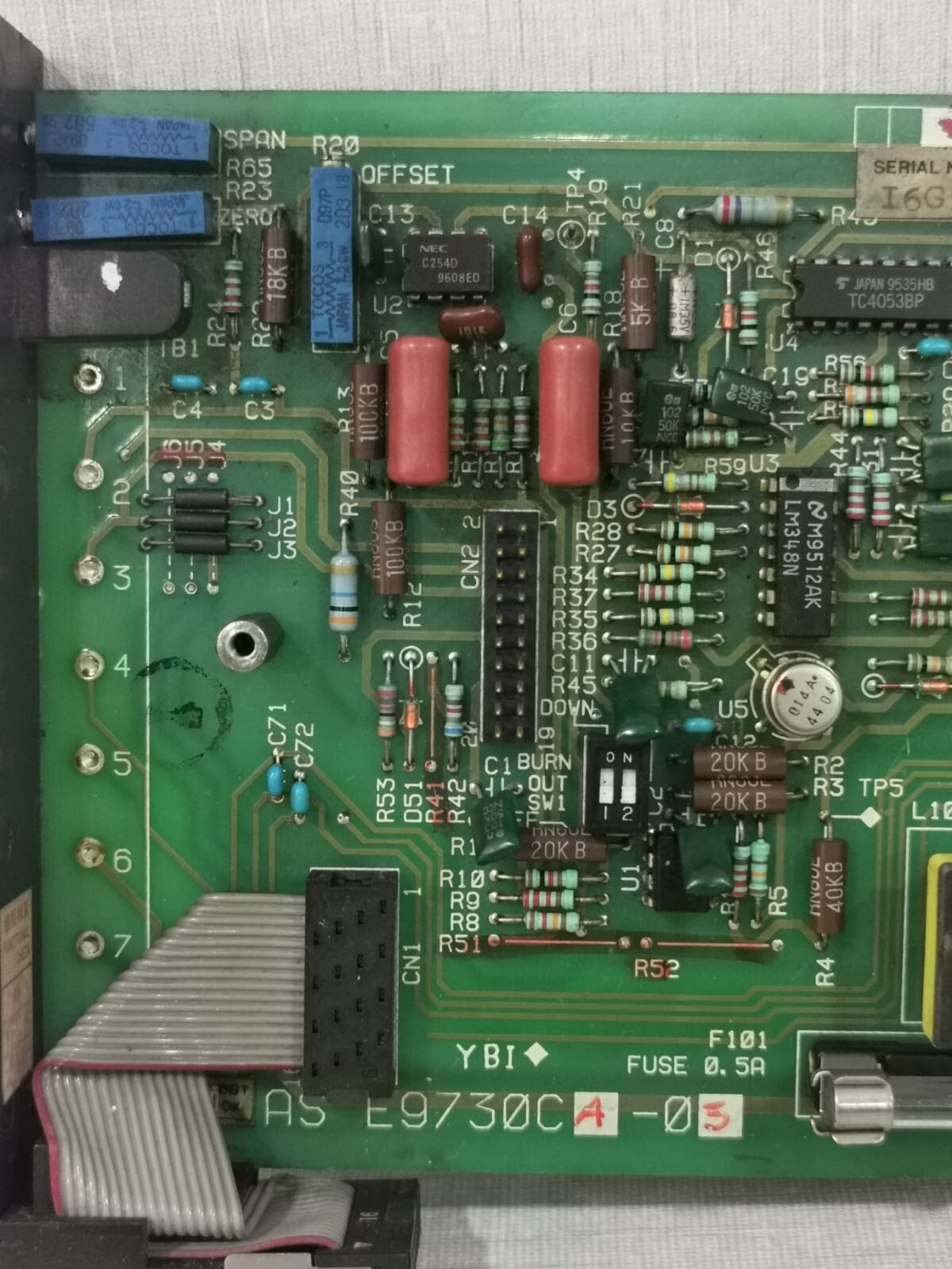 Yokogawa E9730CA-03 YOKOGAWA CX1*A - AS E9730CA-03 /E9730CP-03 INTERFACE MODULE 6