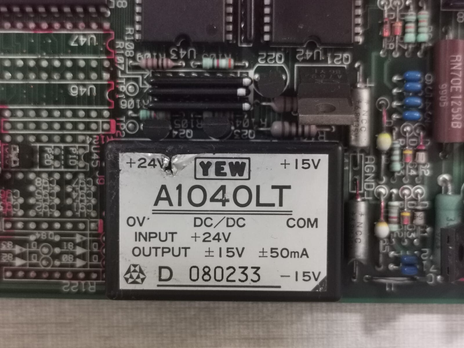 Yokogawa MAC2*C YOKOGAWA MAC2*C MULTIPOINT ANALOG CONTROL CARD 5