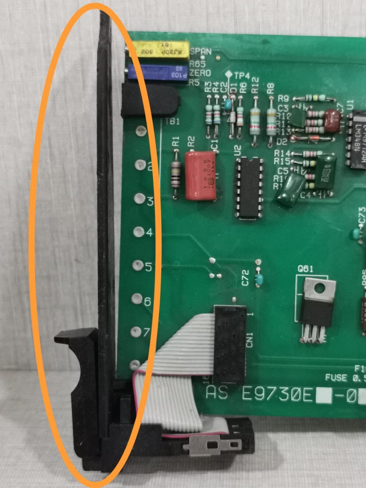Yokogawa E9730EA-00 YOKOGAWA AS E9730EA-00 /E9730EP-01 Interface Module CA0*A W/ DAMAGED 3