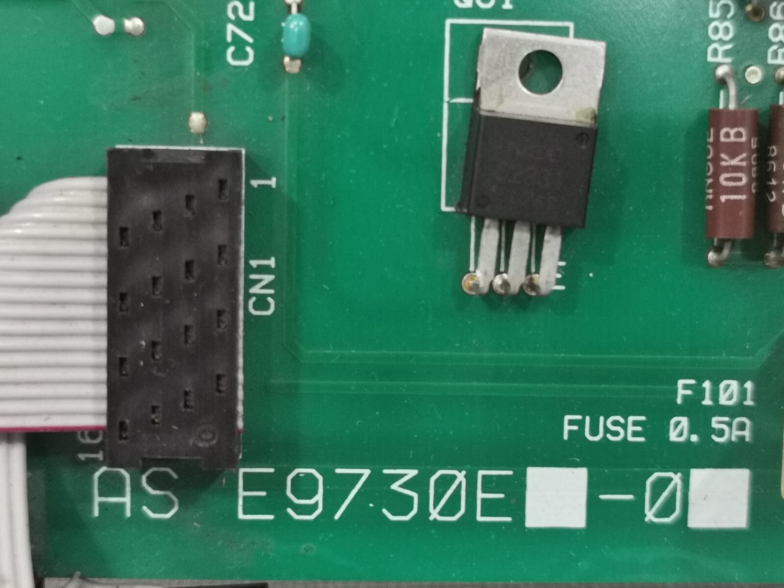 Yokogawa E9730EA-00 YOKOGAWA AS E9730EA-00 /E9730EP-01 Interface Module CA0*A W/ DAMAGED 4