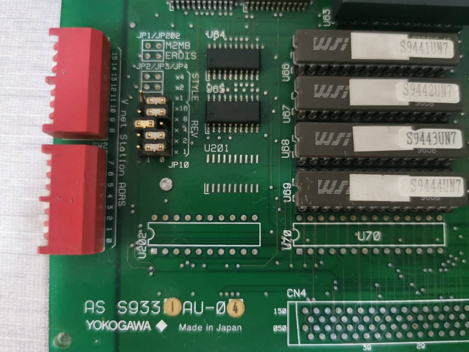 Yokogawa S9331AU-04 Yokogawa AS S9331AU-04/ S9330AU-03 V-NET Station Module 4