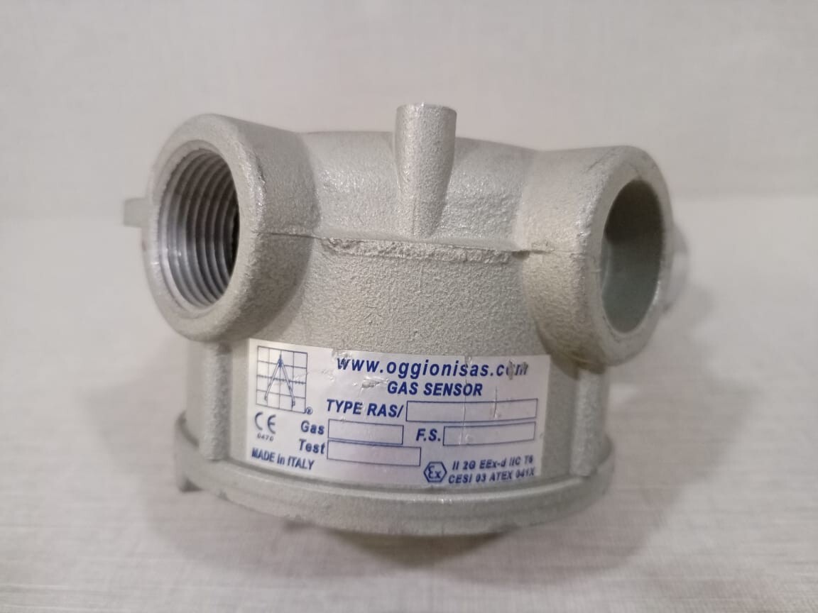 OGGIONI CESI 03 ATEX 041X II 2G EEx-d IIC T6 OGGIONI RAS-DY GAS SENSOR CESI 03 ATEX 041X II 2G EEx-d IIC T6 7