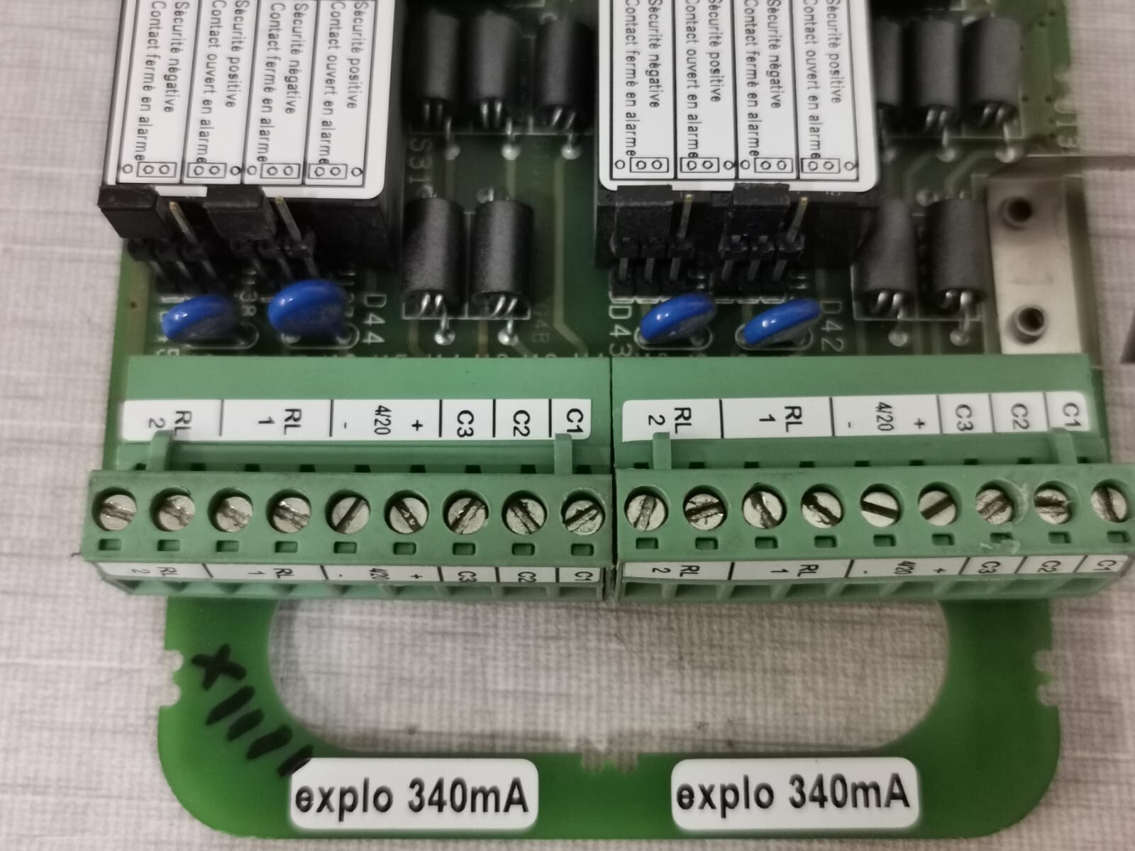 Oldham MX52 6451441-1037 CARD FOR OLDHAM MX52 Gas Detection Controller 3