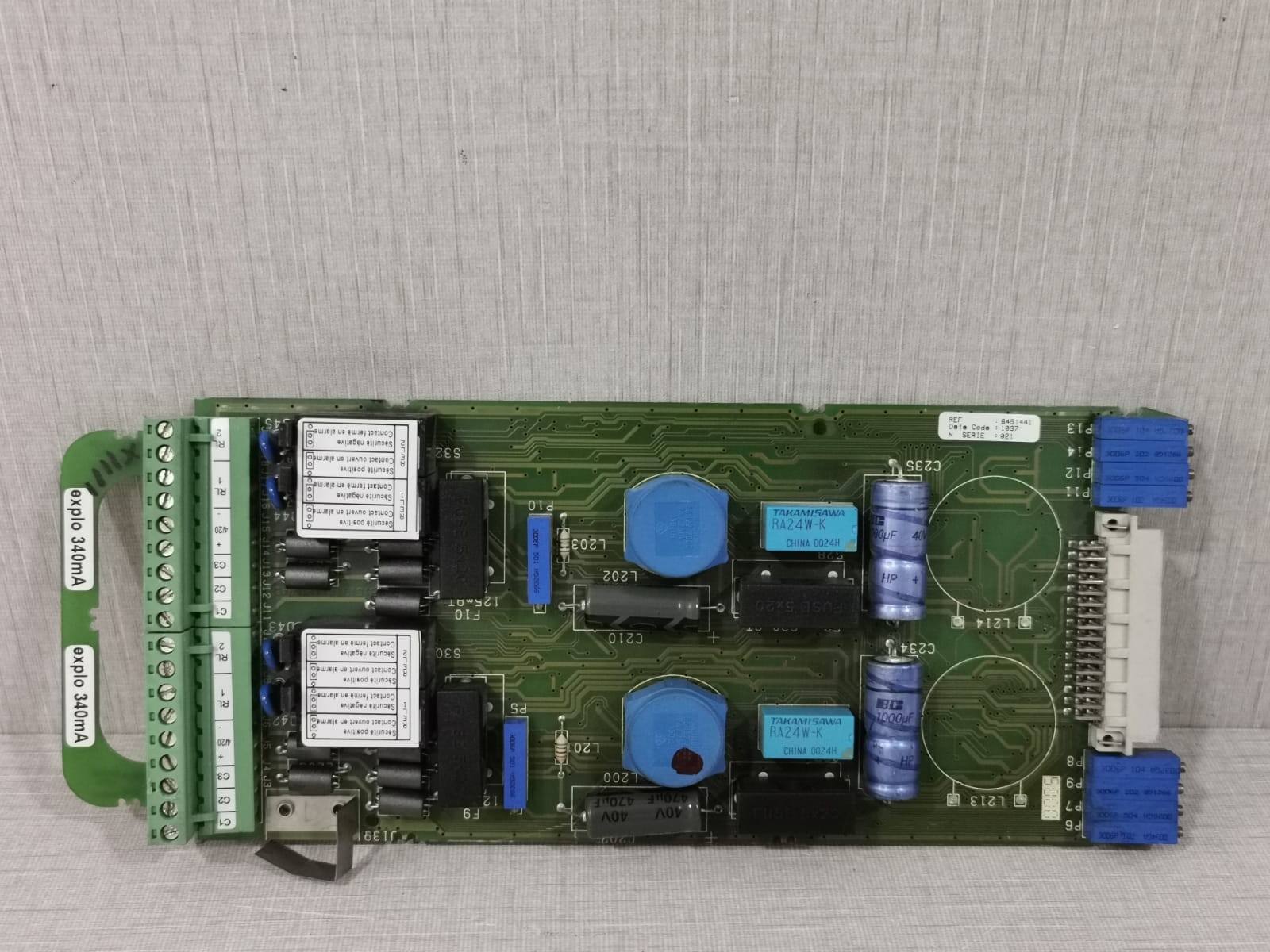 6451441-1037 CARD FOR OLDHAM MX52 Gas Detection Controller