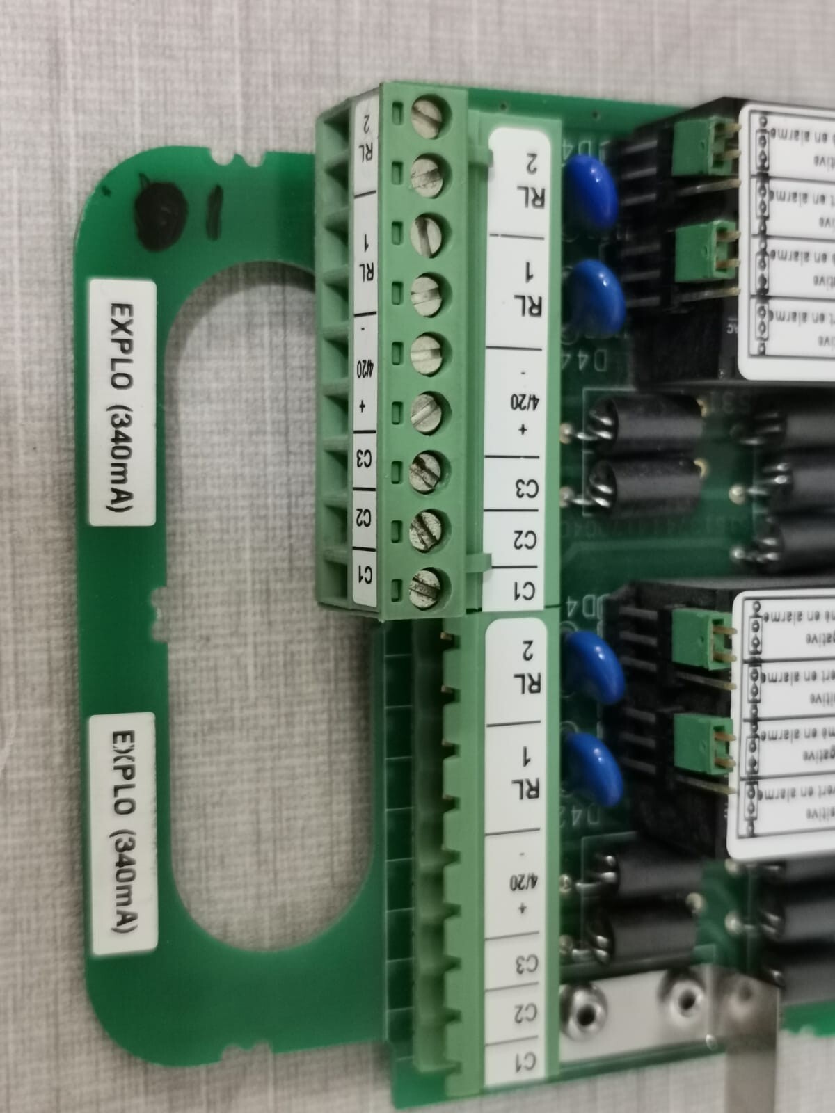 Oldham MX52 6451424-13033CA /340mA CARD for OLDHAM MX52 Gas Detection Controller 3