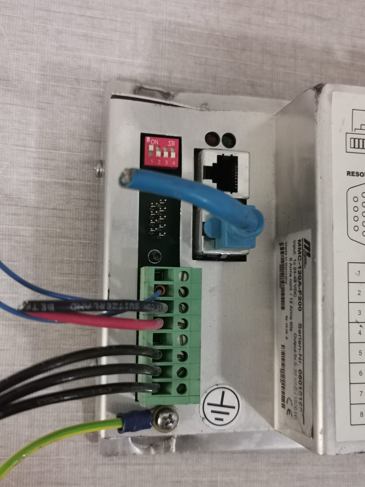 Magnetic Autocontrol MMC-120A-F200 Magnetic Autocontrol MMC-120A-F200 CONTROLLER 1X24-48VDC 4